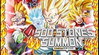 500 STONES SUMMON! DBZ Dokkan Battle: STR Max Level Banner Summons  (JP)