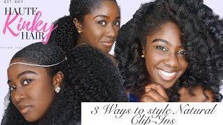 Natural Hair Clip-In Extensions || Haute Kinky Hair