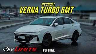 2023 Hyundai VERNA SX(O) | (1.5L - 157 BHP TURBO 6MT ) |#povtestdrive #173 | RevLimits #hyundaiverna