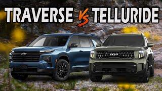 2024 Chevrolet Traverse VS 2024 Kia Telluride [Overview, Spec, Price]