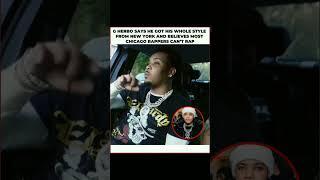 Herbo Says Chicago Rappers Can't Rap?!  Claims He Got His WHOLE Style from New York!...#shorts