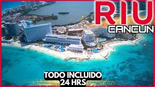 ️ ¡Impactante! Hotel RIU CANCÚN! 4K  Todo Incluido 24/7 5 GUÍA 100% REAL, COSTOS, TIPS  PLAYA 