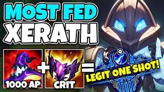 I GOT SO FED ON XERATH MY SPELLS WERE ONE SHOTTING! (1000+ AP XERATH BUILD)