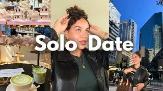 SOLO DATING IN FL | how to date yourself, solo date ideas, what I eat in a day, & self care routine