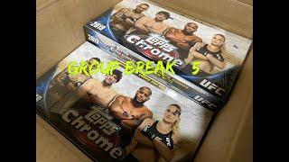 2019 UFC Chrome Group Break #5 | Mayce Collectibles