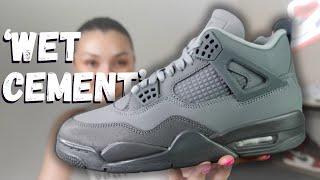 JORDAN 4 WET CEMENT/PARIS OLYMPICS REVIEW & ON FOOT