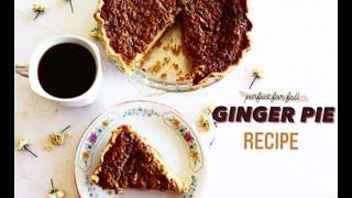Ginger Pie Recipe (inspired by Harold and Maude) | Shakanya and Saathana