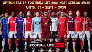 OPTION FILE SP FOOTBALL LIFE 2024 NEXT SEASON 24/25 - UNTIL 01 - SEPT - 2024