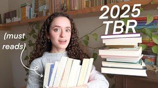 2025 TBR – books i MUST read... or else