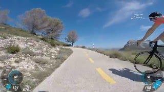 Coll de Rates - top climb