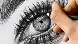 how to draw eyes , step by step