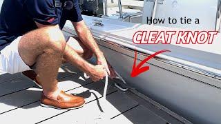 How to PROPERLY tie a cleat hitch