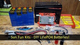 Sun Fun Kits DIY 12V 280Ah LiFePO4 Battery, $295/kWh!