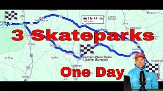 3 Skateparks in 1 Day | Special Guest @sunfunskate
