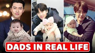 Top Korean Actors Who Are Dads In Real Life || Hyun Bin || Ji Chang Wook || Kim Woo Bin