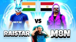 RAISTAR VS M8N || CLASH OF GODS - #nonstopgaming  - FREE FIRE LIVE