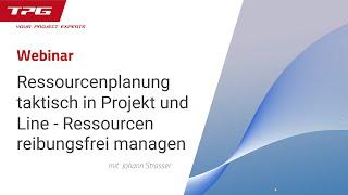 Ressourcenplanung taktisch in Projekt und Line - so managen Sie Ressourcen reibungsfrei