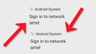 How To Fix Sign To Network Problem On Airtel ,Jio 4G ,Vodafone - Android System - Sign In To Network