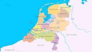 Topografie Grote rivieren en wateren van Nederland