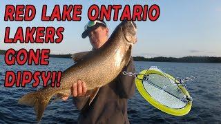 Catching Lake trout with Dipsy divers! DEPTH and SPEED! Red Lake Ontario