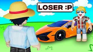 I Bought BOB a LAMBORGHINI & RACED HIM in ROBLOX