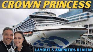 Crown Princess Layout & Amenities Review ️