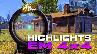 HIGHLIGHTS EM 4x4 ️ MOBILE FEMININA - IPHONE XR | Free Fire