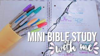 Finding peace in this chaotic world || Mini bible study with me