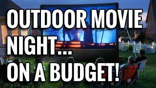 WATCH MOVIES IN YOUR BACKYARD...ON A BUDGET! | VANKYO OUTDOOR PROJECTOR REVIEW