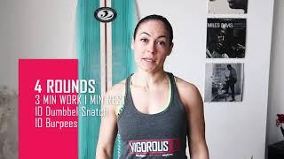 16 MIN FULL BODY WORKOUT // 1 Dumbbell/Any Weight | Vigorous75