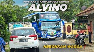 Telolet Bus Blusukan Di Kampung Full Basuri  SERU BANGET‼️