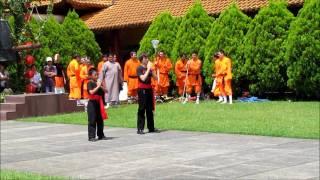 Brisbane 2 kids first form Kung Fu demo