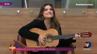 Música boa: Fê Smânia embala a sexta-feira no programa Ver Mais