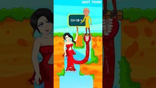 Maths Teacher Monster Girl | Motu Patlu Cartoon | Bhuter Cartoon #shorts #cartoon #animation #funny