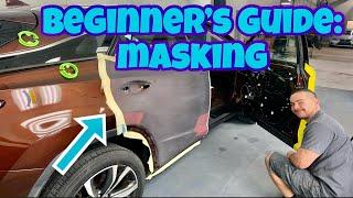 Car Painting: How to Mask a Car for Paint like a Pro!