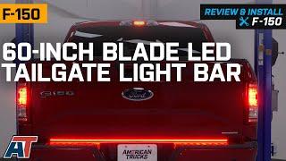 F150 60" Blade LED Tailgate Light Bar; Works with Blind Spot & Trailer Detection Review & Install