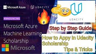 Get Udacity Scholarship | Apply Now Udacity Machine Learning Scholarship Program for Microsoft Azure