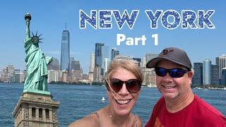 NEW YORK Tourist Part 1 - Statue Of Liberty | Harbor Tour | Governor's Island | PIZZA