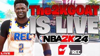  NBA 2K24 LIVE REC GAMEPLAY ON A 6'8 DEMIGOD PG BUILD | BEST POINT GUARD BUILD ON NBA 2K24