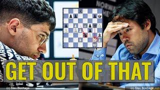 Get out of that! | Alireza Firouzja vs Hikaru Nakamura | Norway Chess 2024