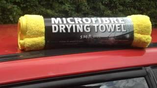 Kent Extra Large Microfibre Drying Towel in action