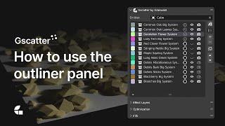 Gscatter Basics - The Outliner