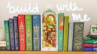 DIY bookend sunshine town book nook  *build with me*