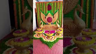 #haldi and #mehndi function decoration ideas for #wedding ️ #viral #youtubeshorts