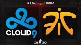 CS:GO - Cloud9 vs. fnatic [Dust2] - ESL ESEA Pro League Finals - Grand Finals Map 4