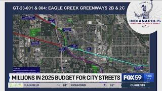 City of Indianapolis' proposed 2025 budget could dedicate millions to road improvements