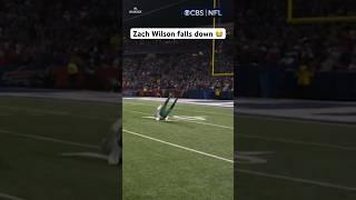 Is this Zach Wilson’s butt fumble?  (via NFLonCBS/X) #zachwilson #jets #nyjets #fail #fails #viral