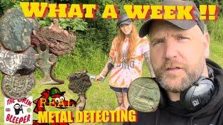 WHAT A WEEK OF FINDS !! Real metal detecting uk