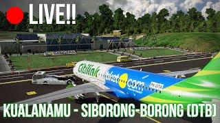 LIVE! Flight Kualanamu (KNO) to Silangit (DTB) - Microsoft Flight Simulator 2020 Indonesia