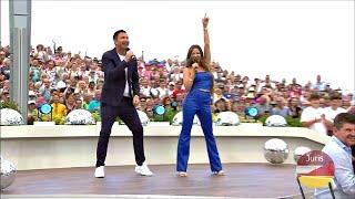 Lucas Cordalis & Joelina Drews - Wenn der Regen auf uns fällt (ZDF-Fernsehgarten 13.08.2023)